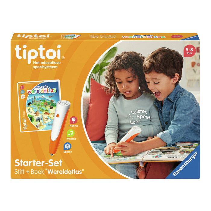 Ravensburger tiptoi starter set mon grand atlas du monde