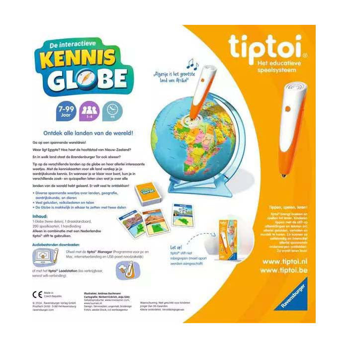 Tiptoi le globe interactif de la connaissance