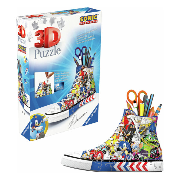 Ravensburger 3d Puzzle Penbak Sonic The Hedgehog, 108st.