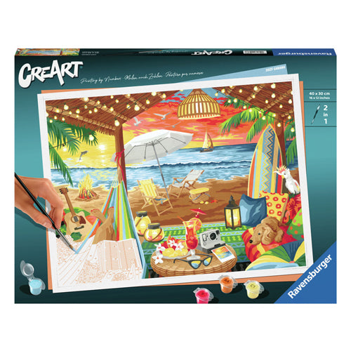 Ravensburger Creart Painting au numéro - Cosy Cabana