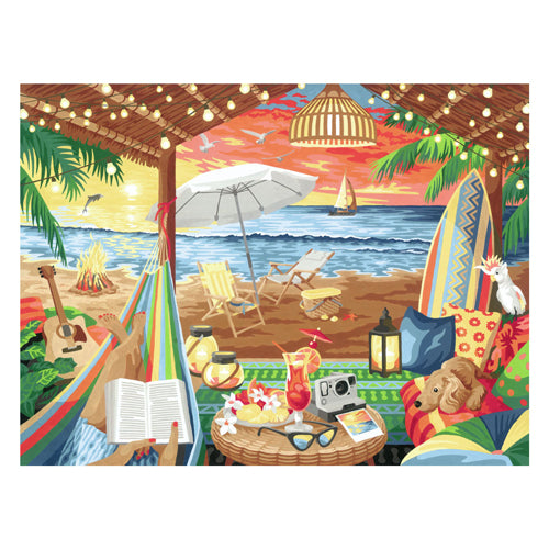 Ravensburger Creart Painting au numéro - Cosy Cabana