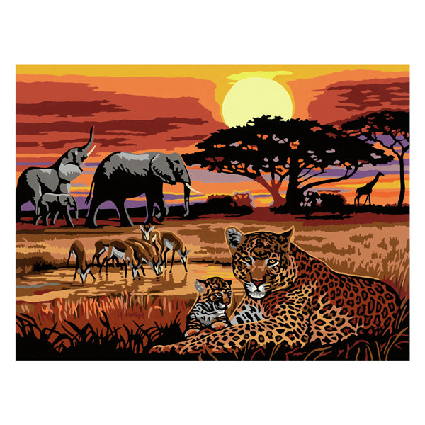 Ravensburger Creart Painting au numéro - Paysages de Savannah
