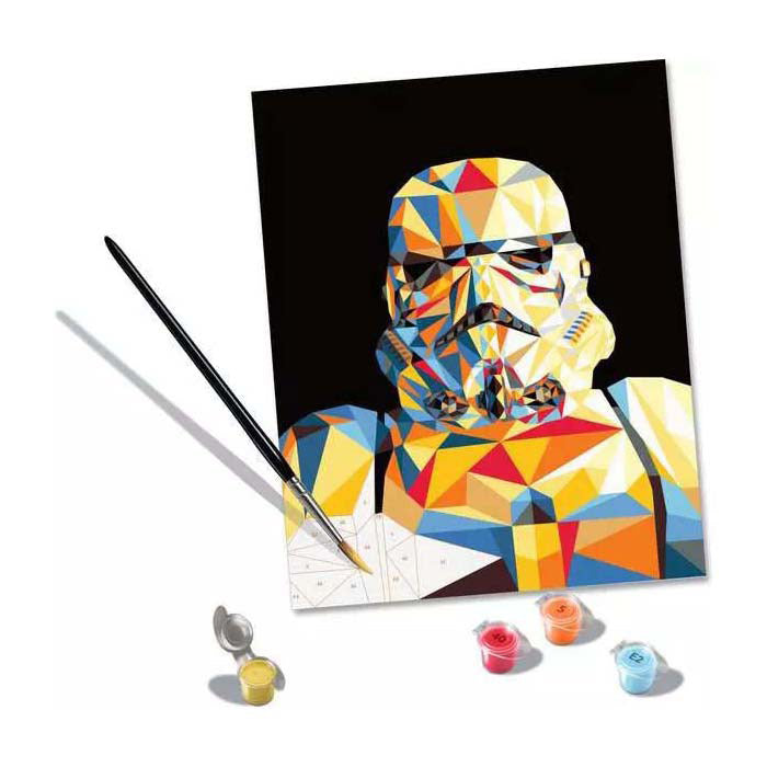 Ravensburger crée une peinture par numéro - Star Wars - Stormtrooper