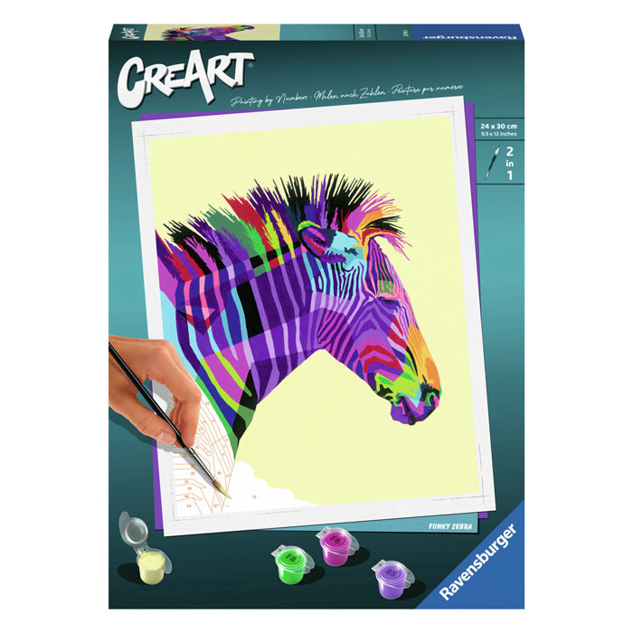Ravensburger creart zèbre peinture par numéro