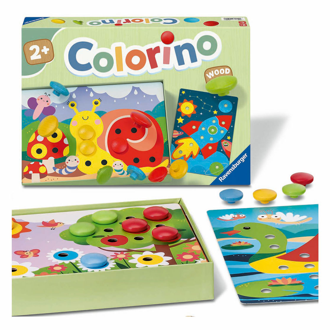 Ravensburger - mon colorino en bois - jeu éducatif - à partir de 2 ans