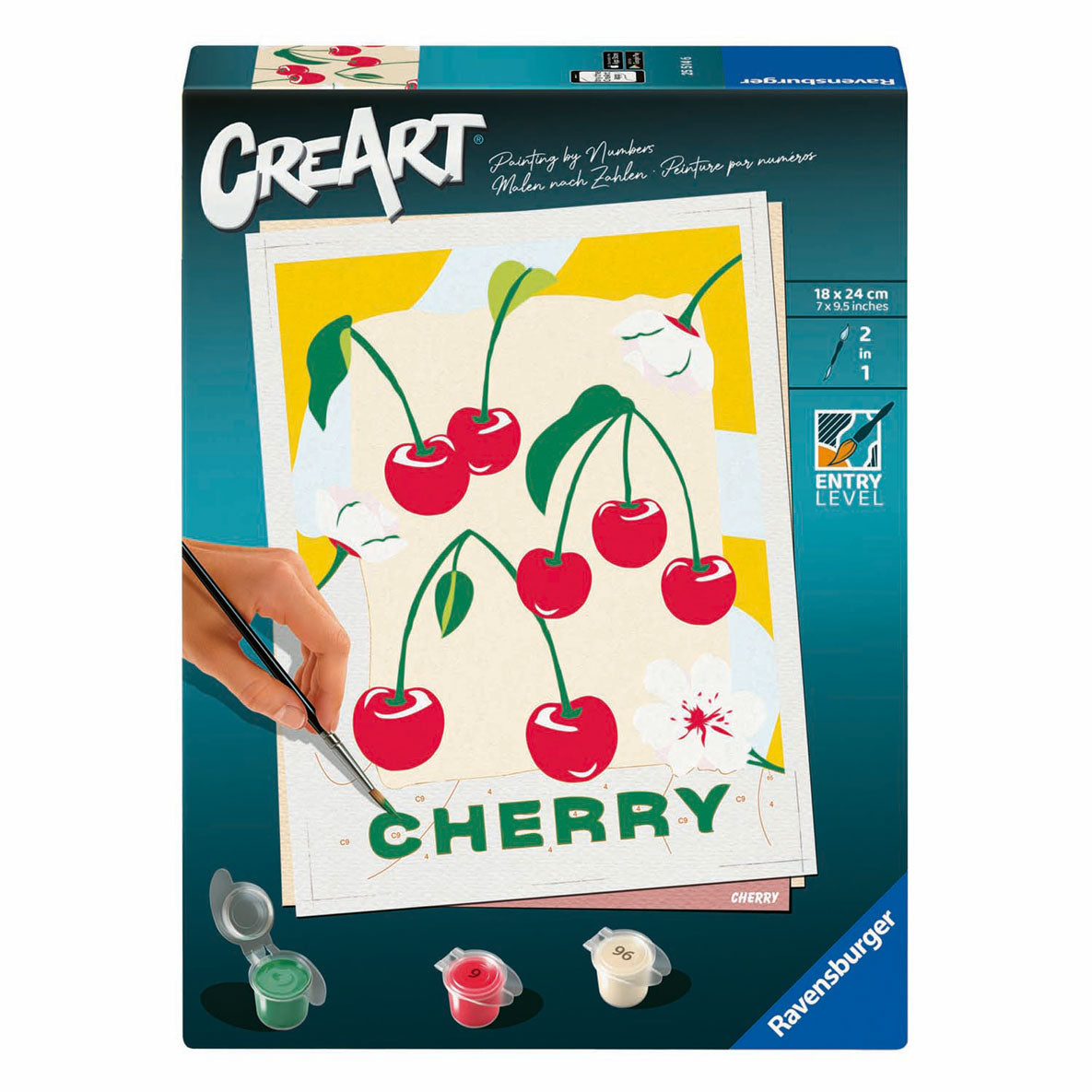 Peinture créative par numéro Ravensburger - cerise