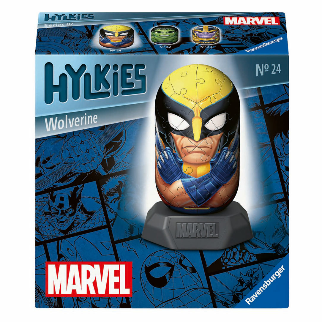 Ravensburger Puzzle 3D Hylkies Marvel Wolverine, 54 pcs.