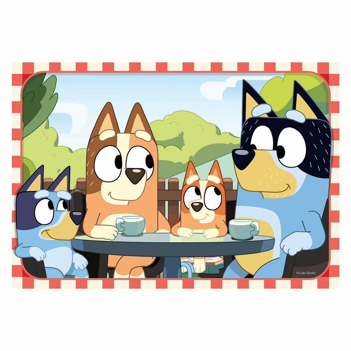 Ravensburger puzzle bleu 2x12 pièces