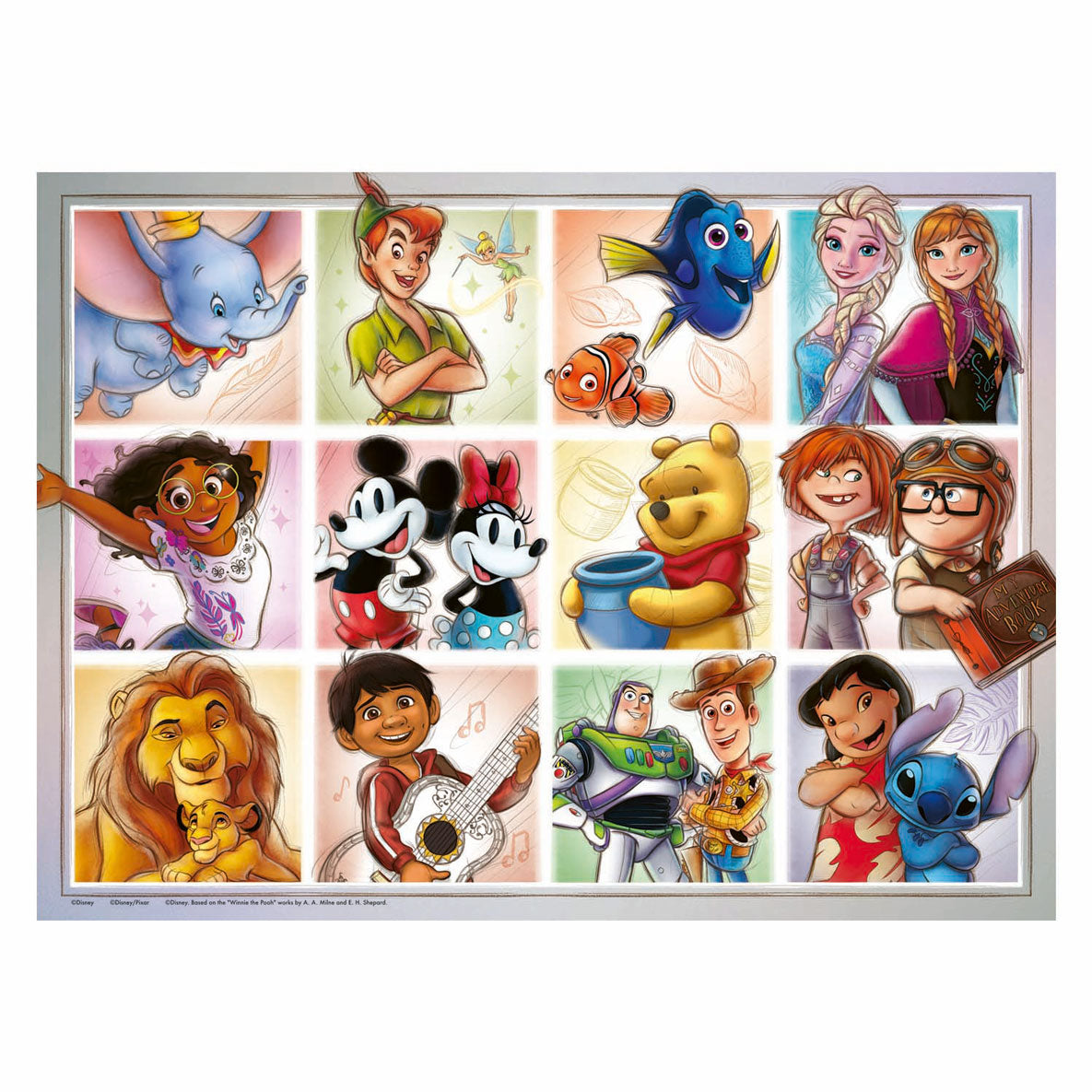 Ravensburger puzzle xxl personnages Disney, 100 pcs.