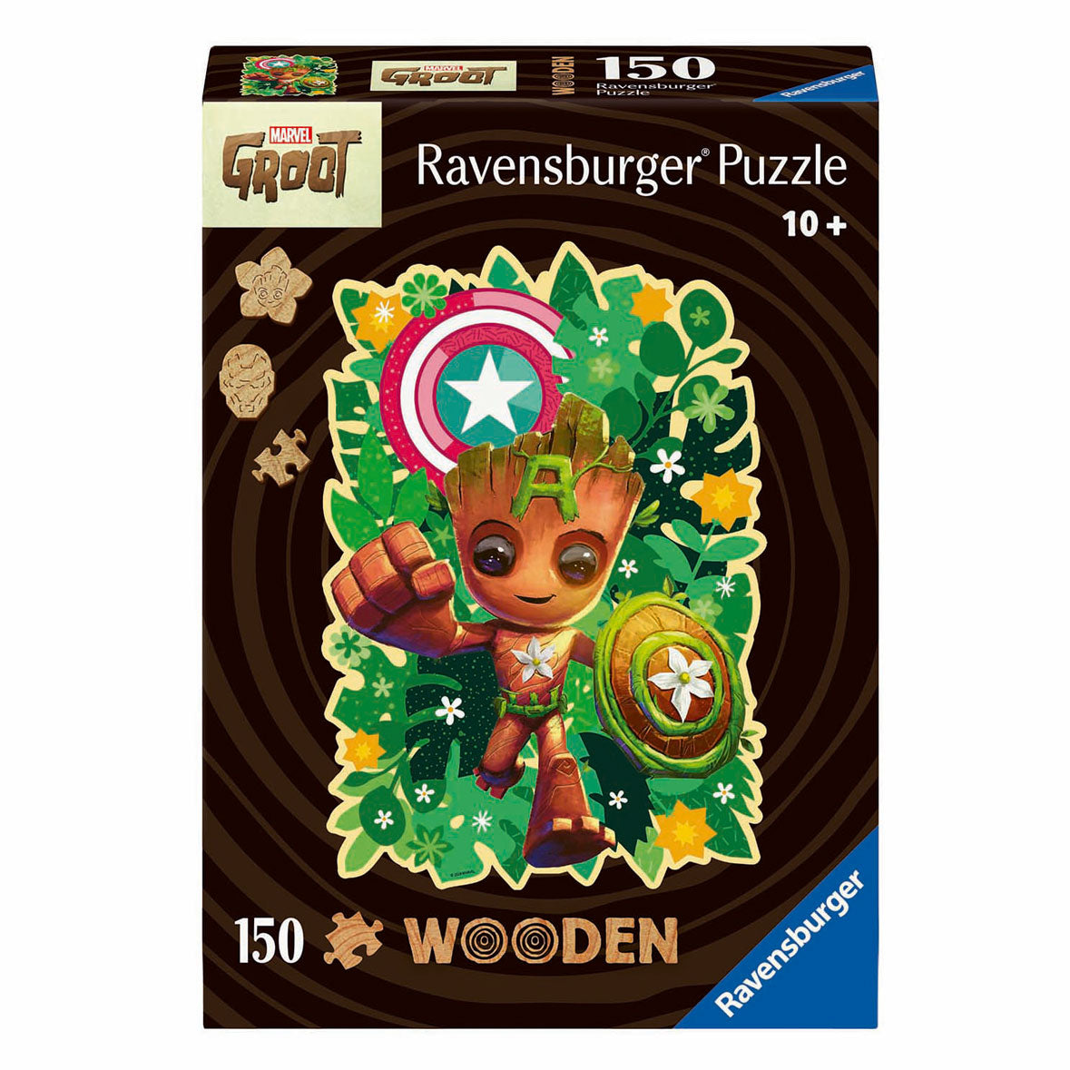 Ravensburger puzzle en bois merveille grand, 150 pcs.