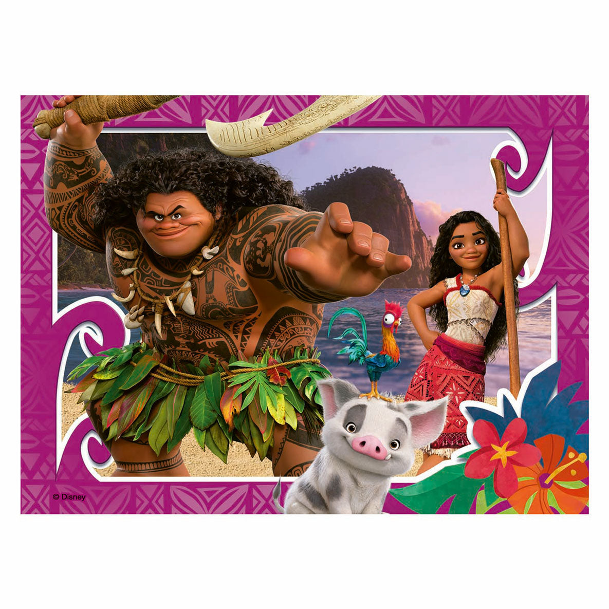 Ravensburger puzzle 4en1 disney vaiana 2