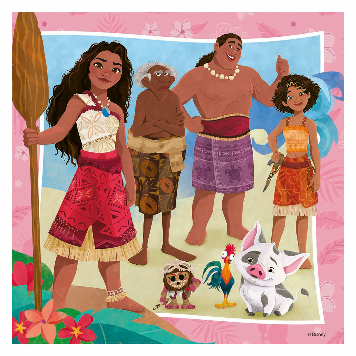 Ravensburger puzzle vaiana 2 vers de nouvelles aventures ! - puzzle - 3x49 pièces