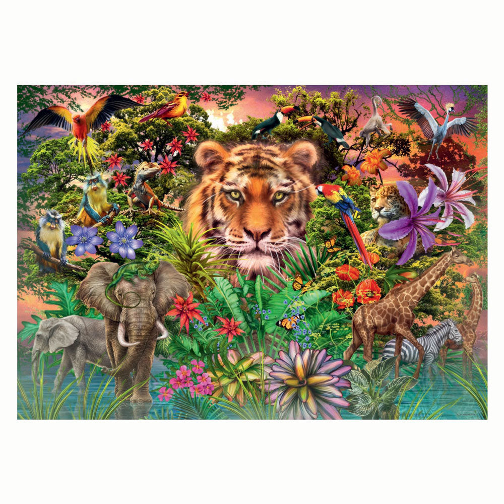 Ravensburger puzzle tigre de la jungle, 1000 pcs.