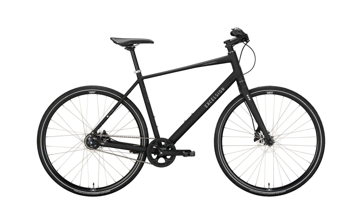 Déclencheur vélo urbain Excelsior (#1) vélo excels.trigger 28 58 diam. 8sp noir mat