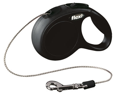 Cordon classique rétractable Flexi noir