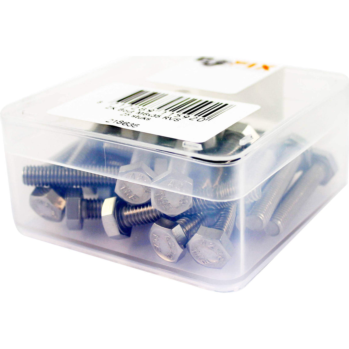 Bofix Bout Hexagon M6X35 en acier inoxydable (P25)