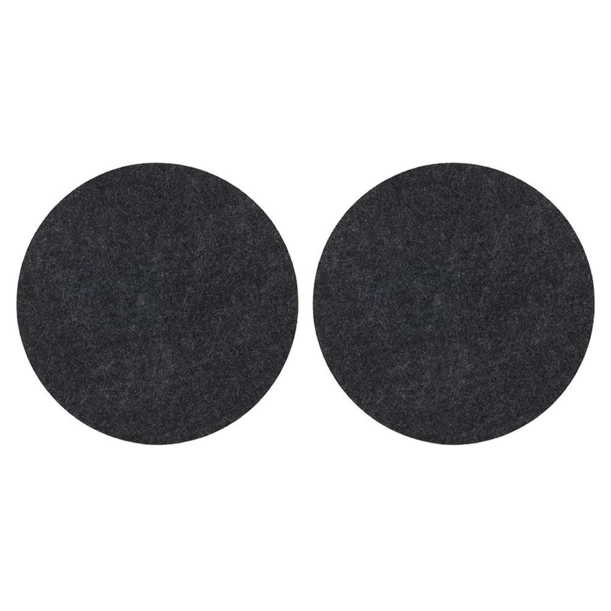 Dessous de verre ustensiles de cuisine feutre rond 20cm lot de 2