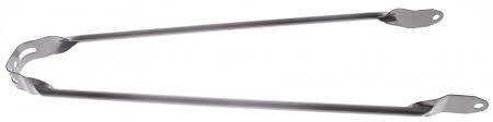 Pièces de cycle Hulzebos b.v. tige de garde-boue 28sp gris pad 6mm