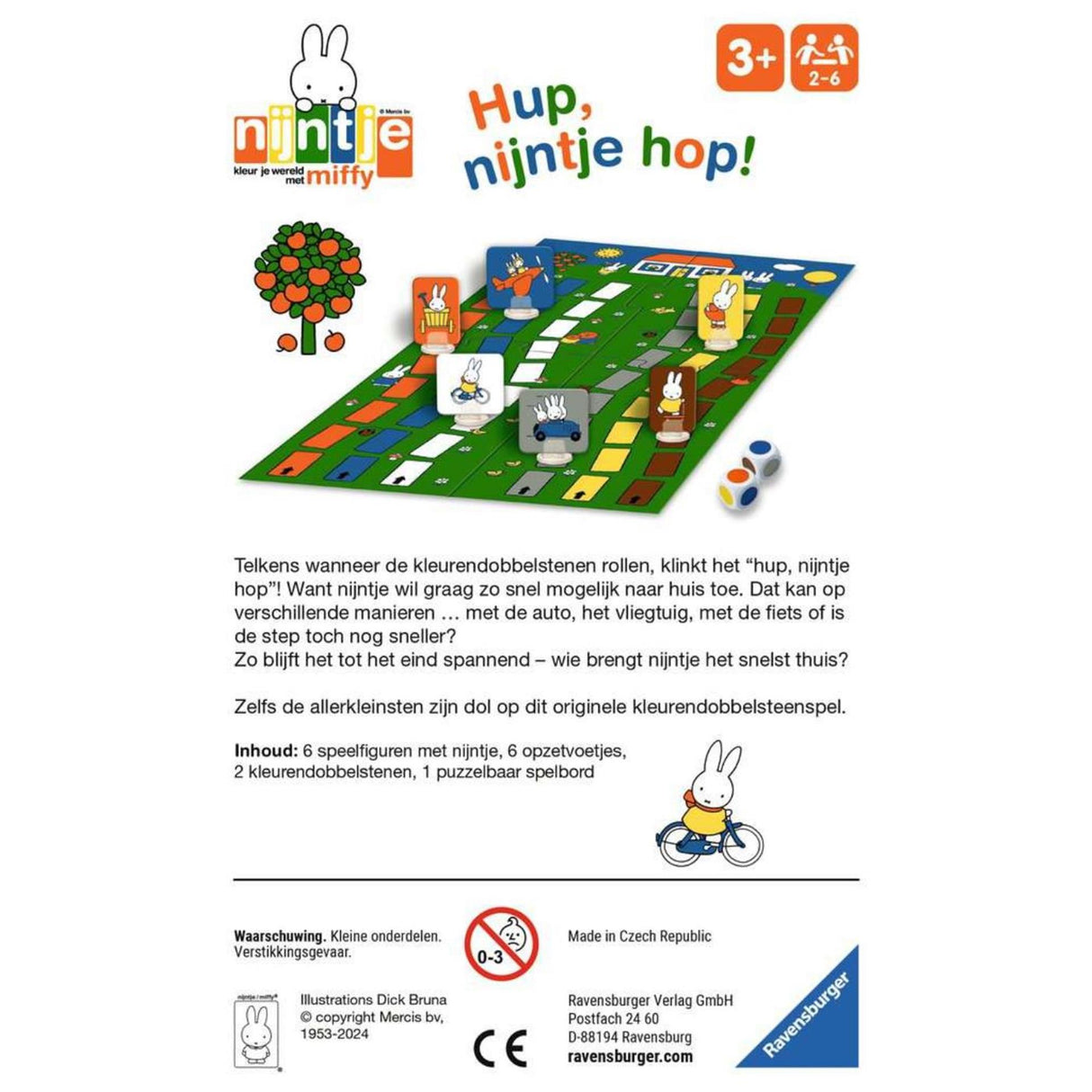Ravensburger hop Miffy hop jeu de dés