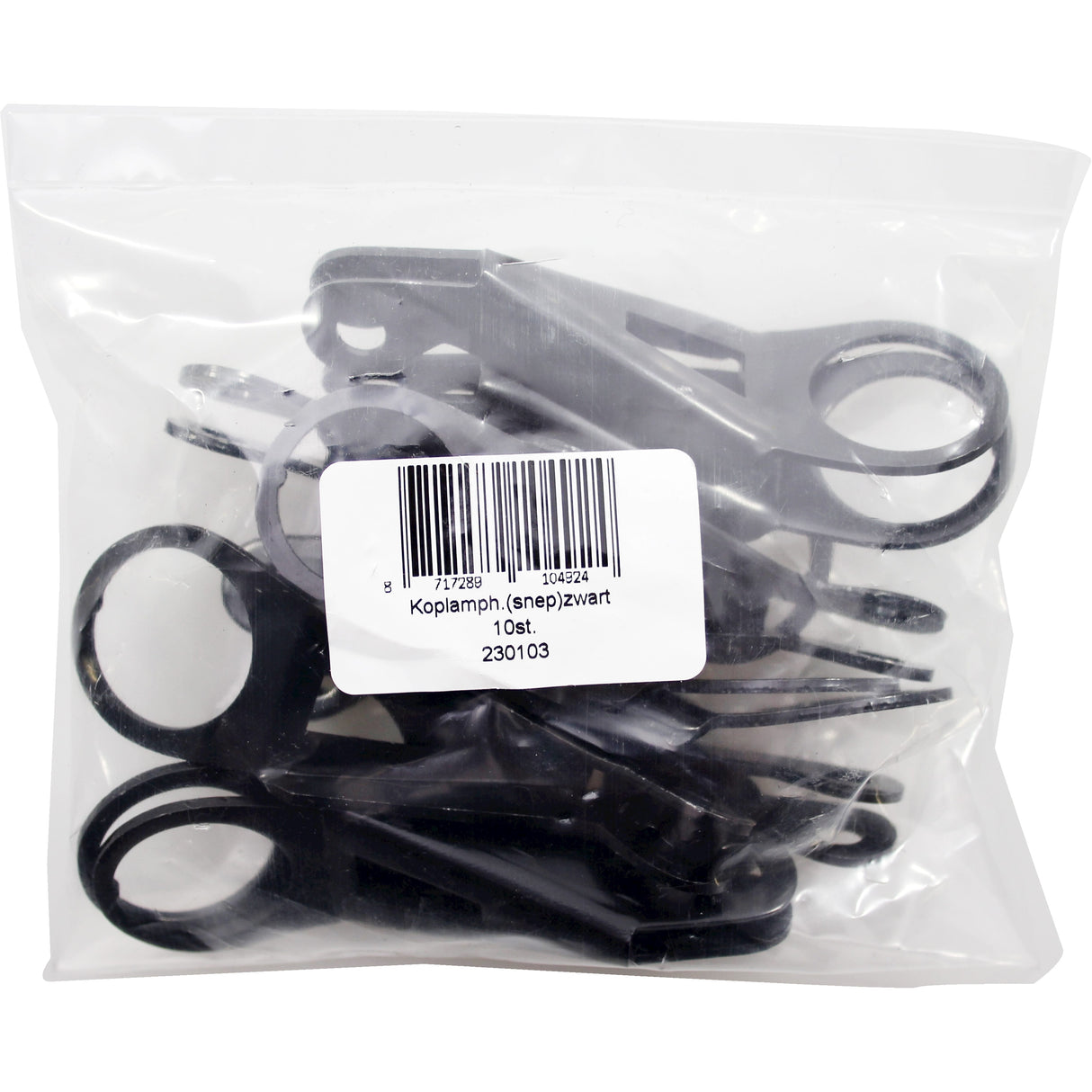 Bofix Box Lamp Hak Snep Black (10 pièces)