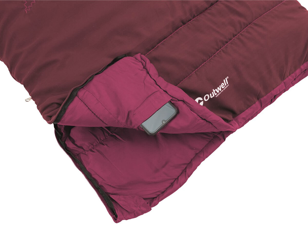 Outwell Champ Kids Sleeping Sac rouge
