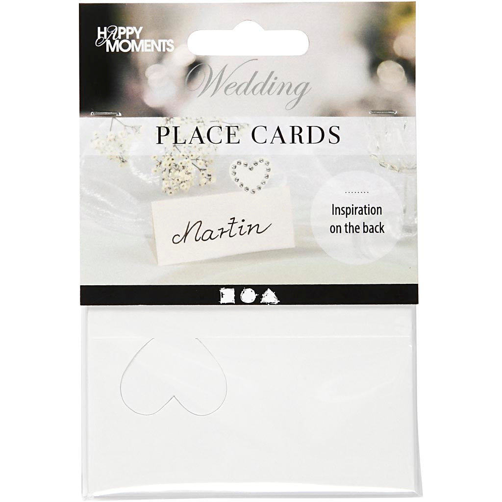 Cartes de visite d'entreprise Creativ, format 8x8,5 cm, 120 g, blanc, 20 pièces 1 boîte