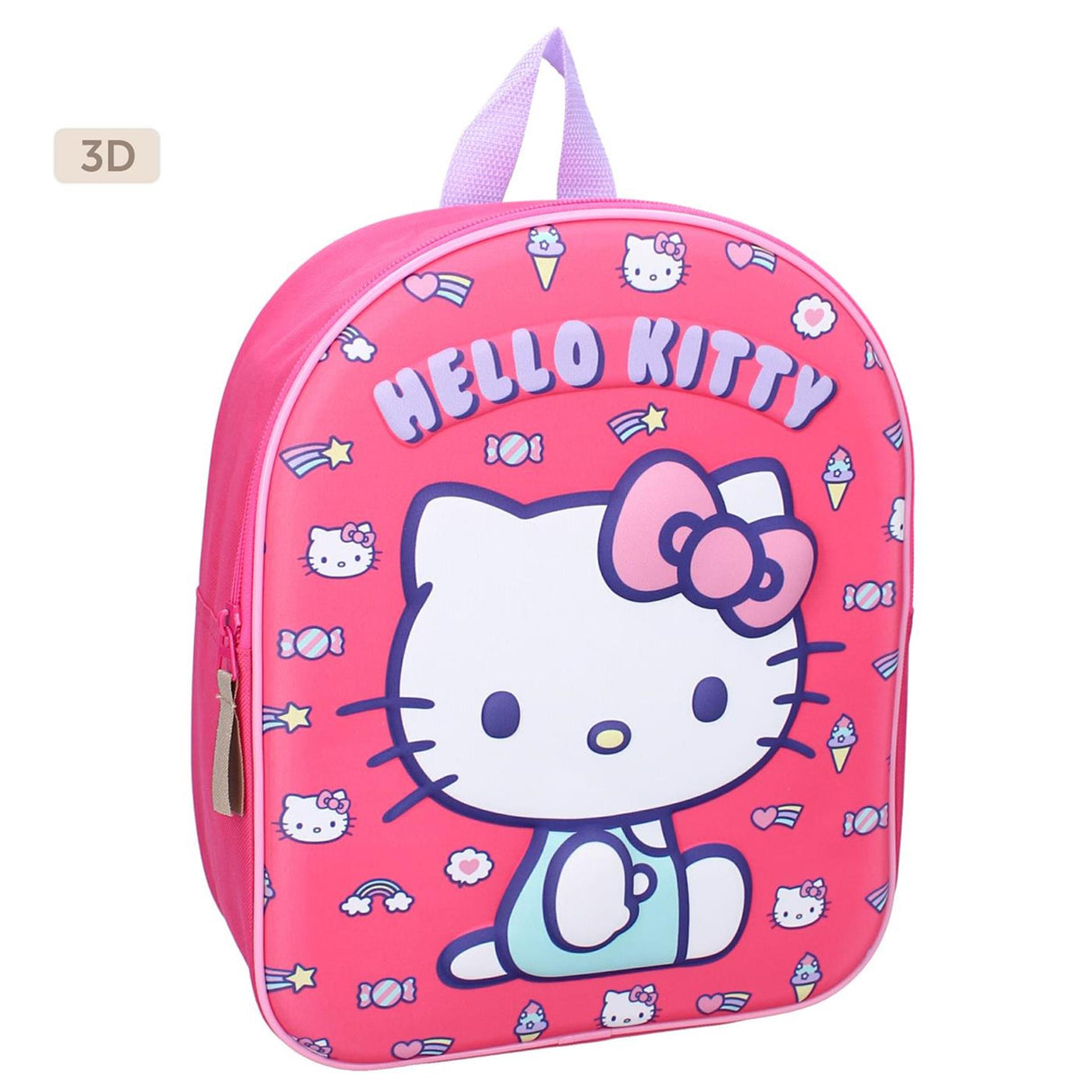 Vadobag sac à dos bonjour kitty 32x26x11cm rose