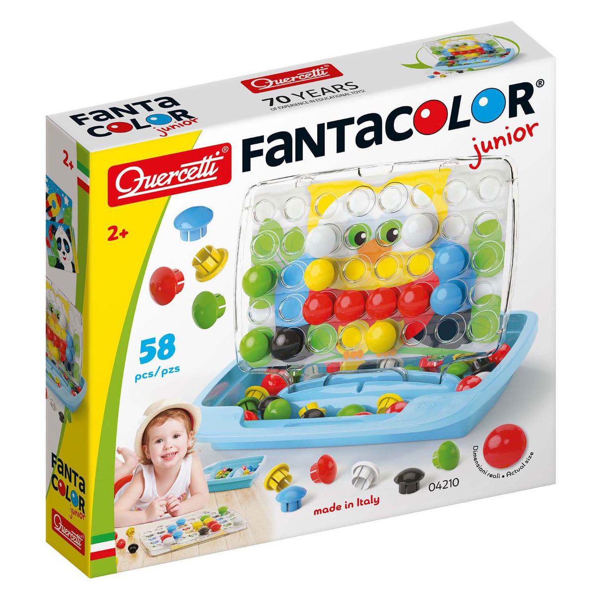Quercetti pixel junior insertmosaïk