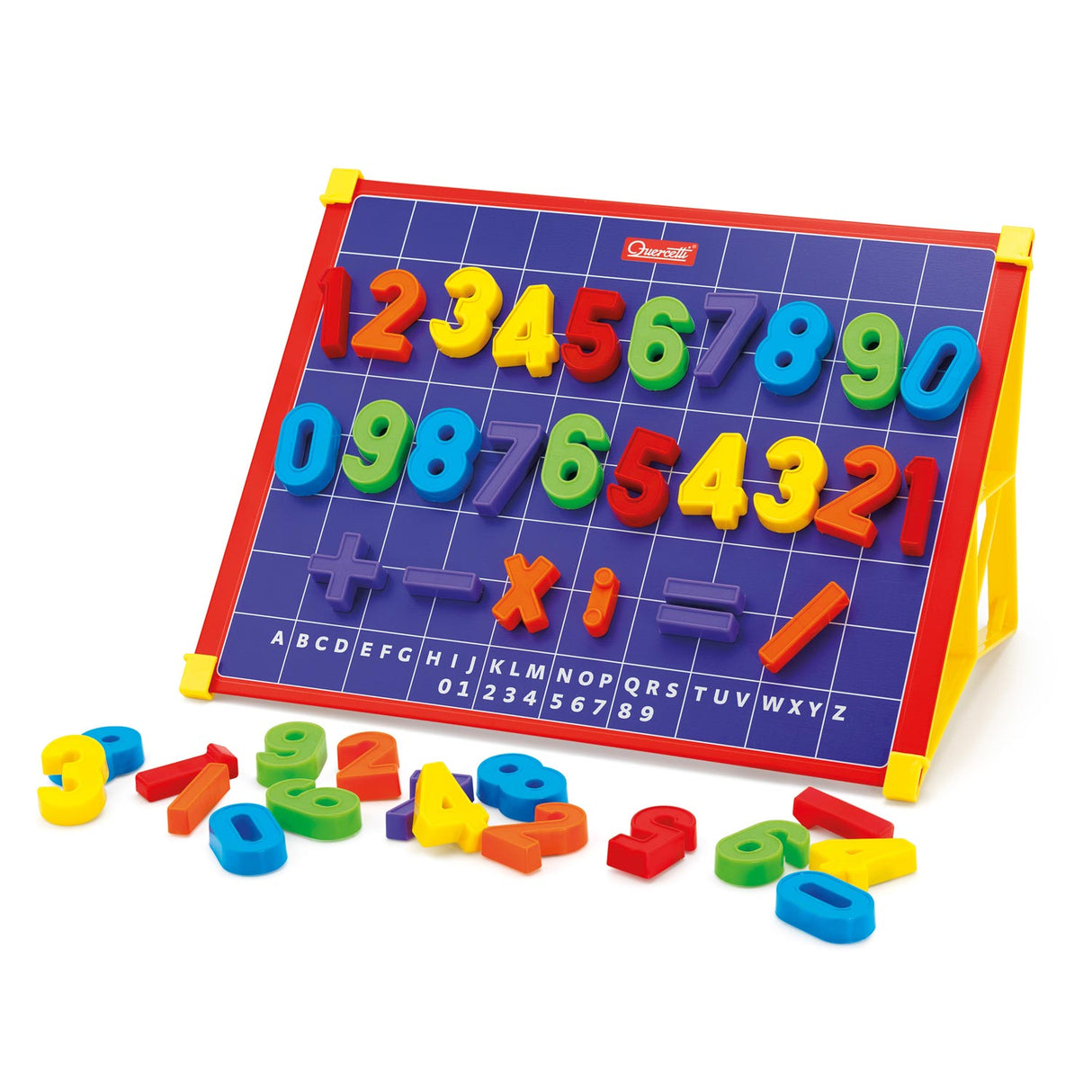 Tableau magnétique Quercetti incl. aimants numérotés, 53 pcs.