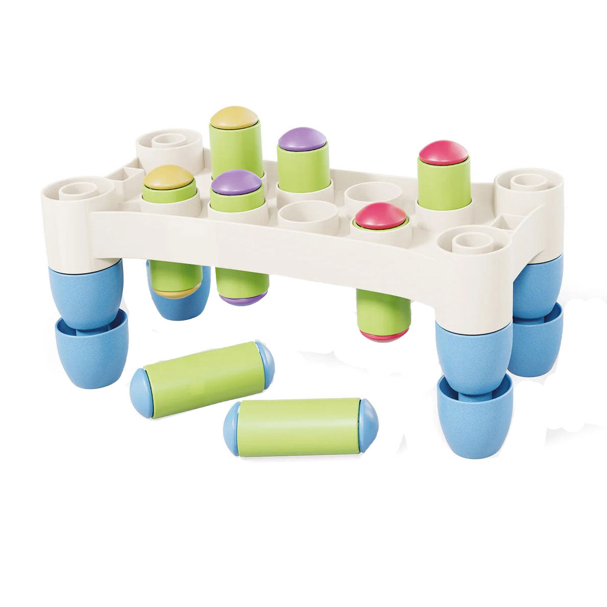 Quercetti play eco+ banc marteau peggy (34 pièces)