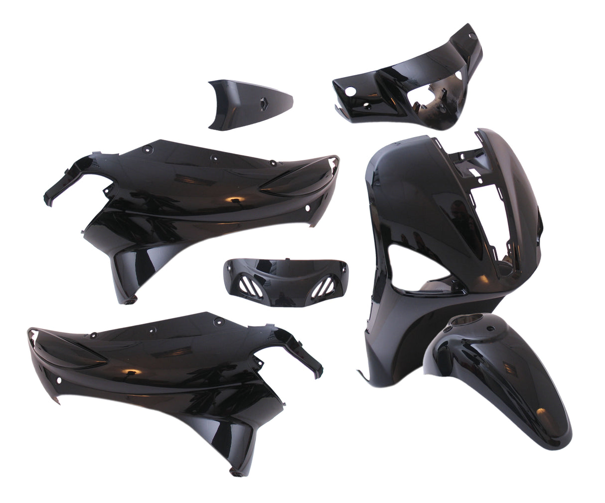 Edge Storge 7-Chice pour Piaggio Liberty de 2004 à 2009 - Black métallique