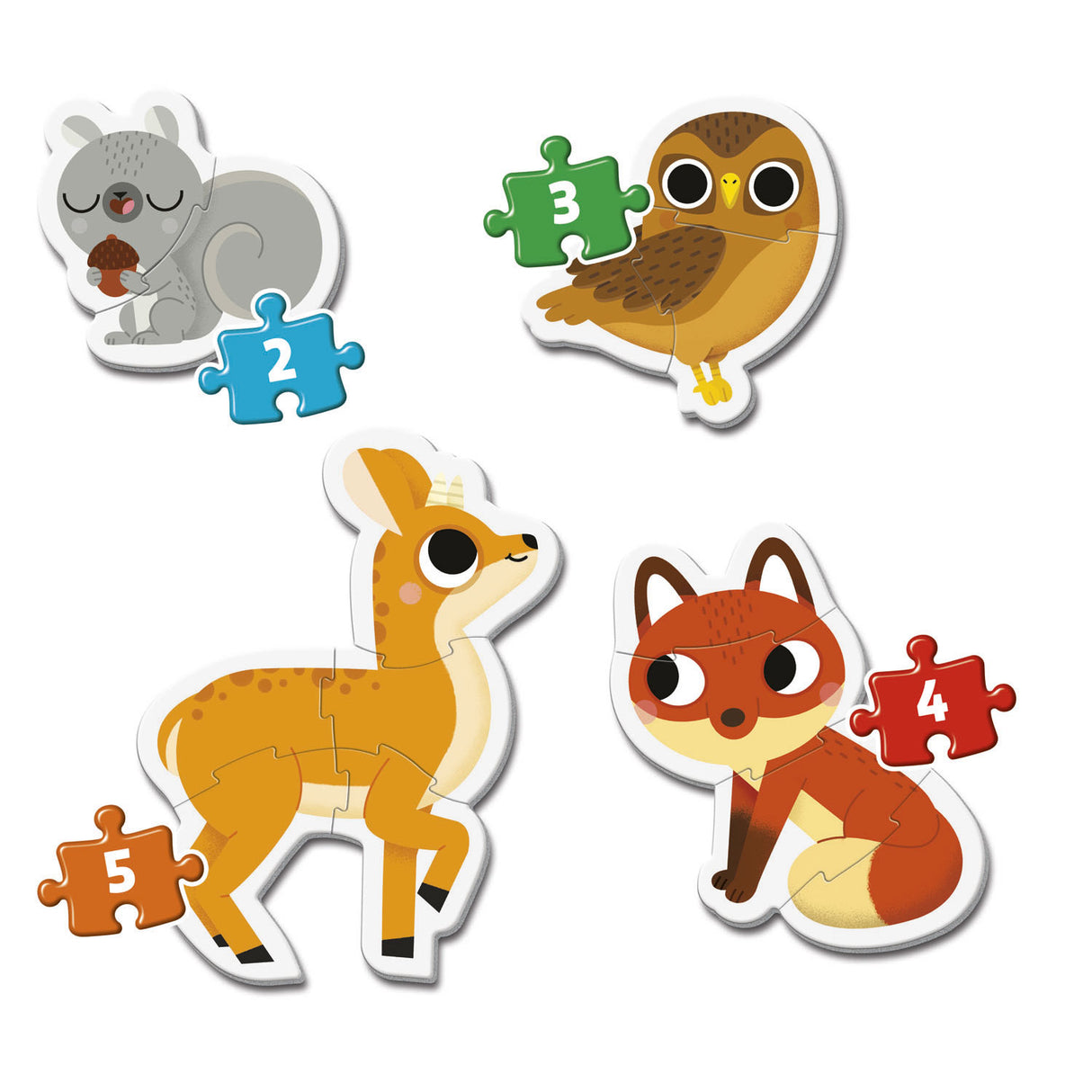 Clementoni Mes premiers puzzles - Forest Animals