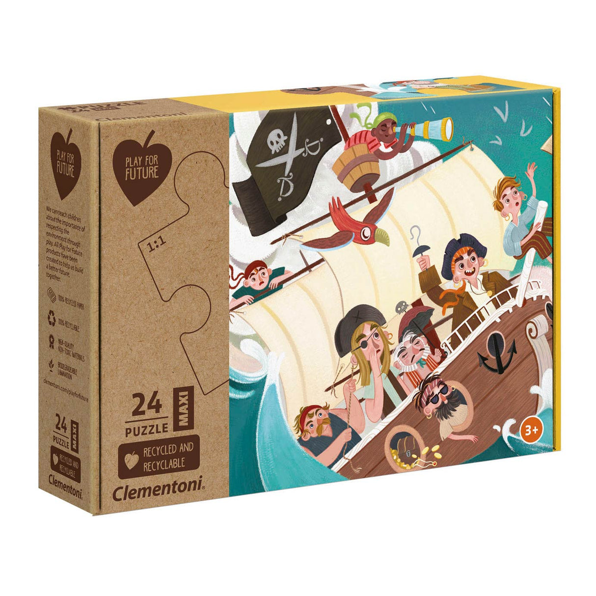 Clementoni Play pour le futur Maxi Puzzle Piraten, 24e.
