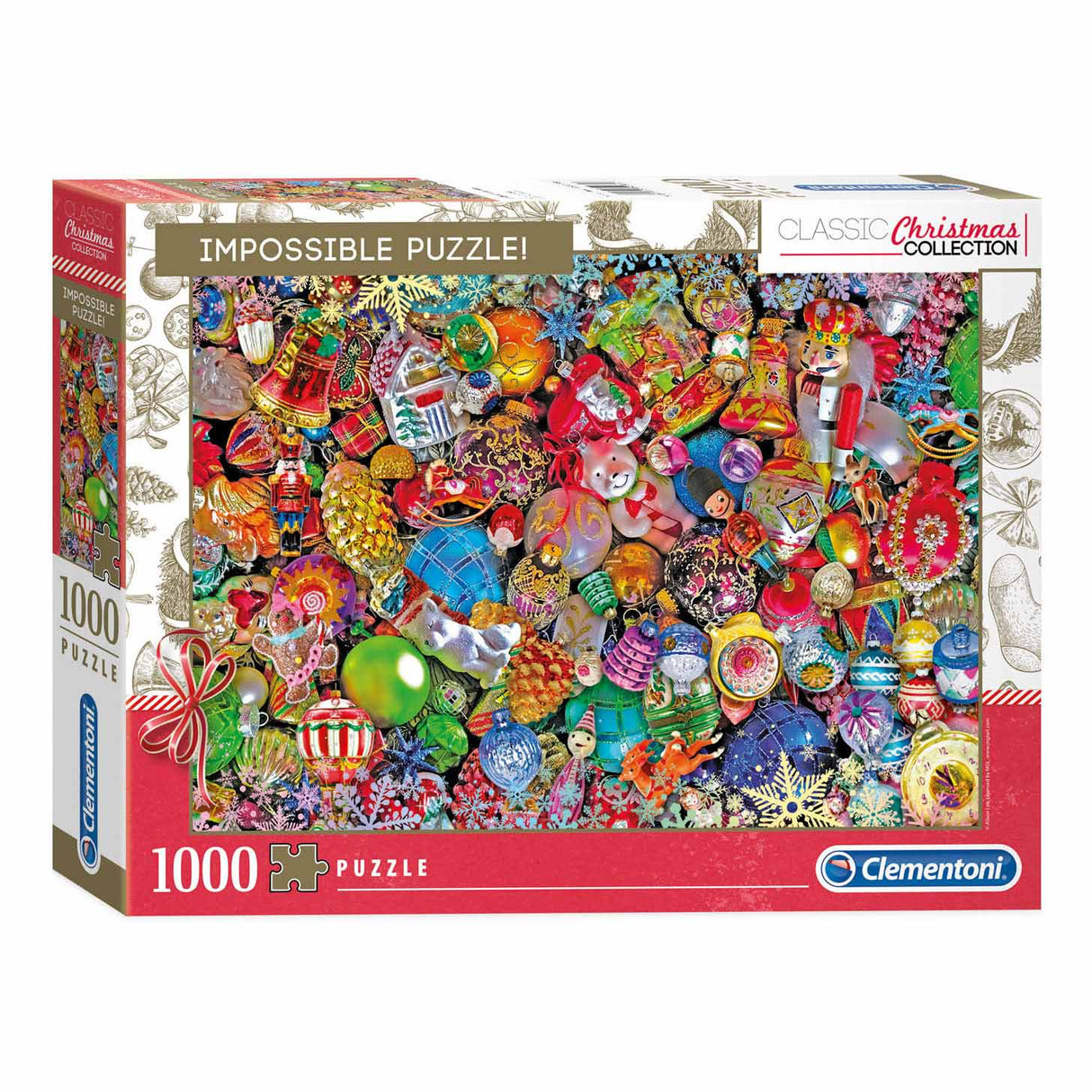 Clementoni Impossible Puzzle Noël, 1000 pcs.