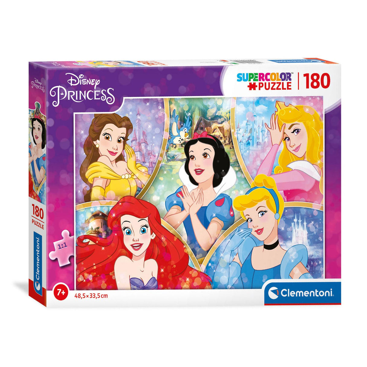 Clementoni puzzle princesse disney, 180 pcs.