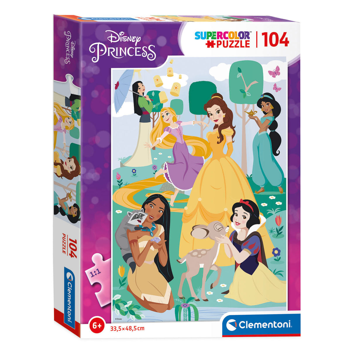 Clementoni puzzle princesse disney, 104 pièces.