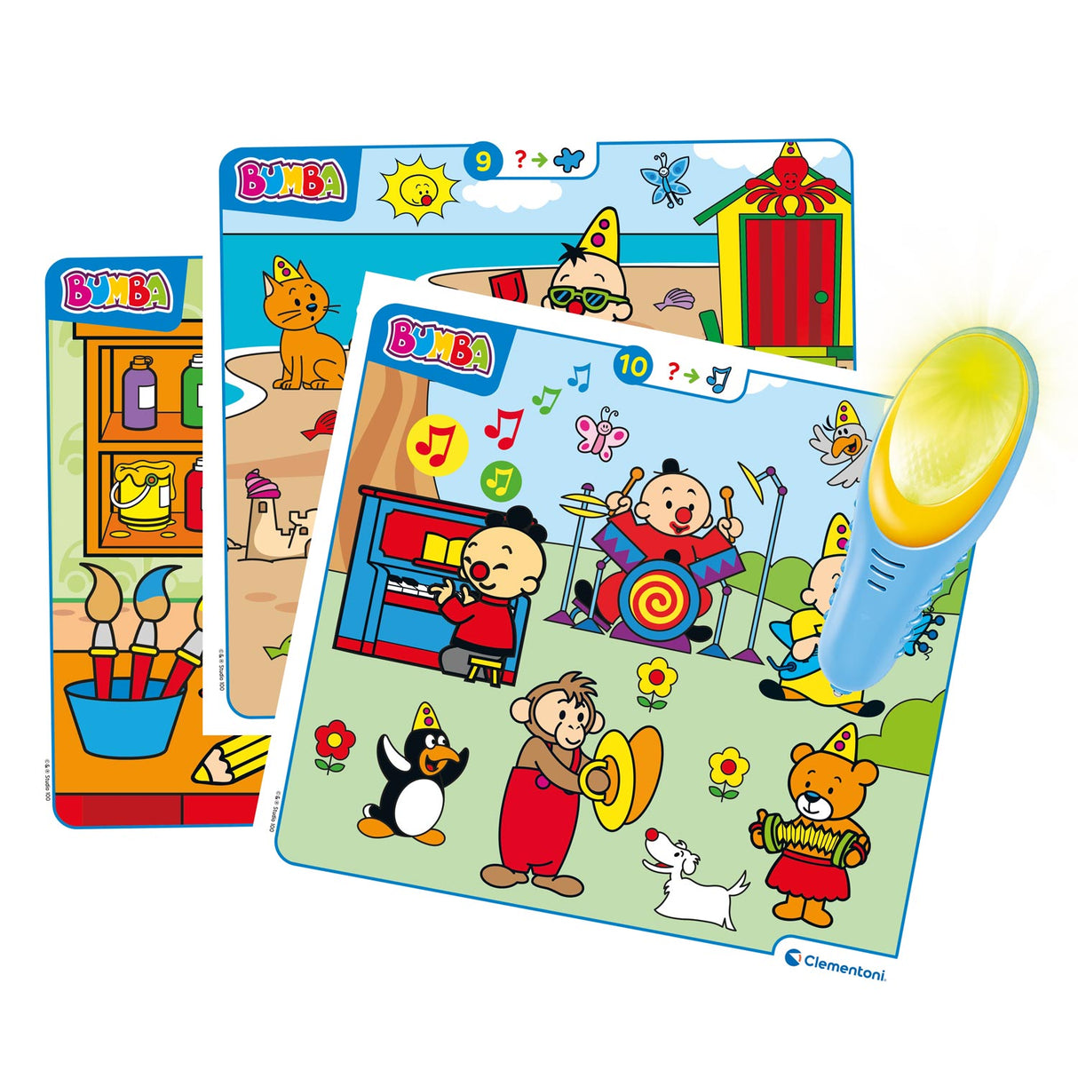 Clementoni education - bumba mon premier quiz - jouets éducatifs 2-4 ans - stylo interactif