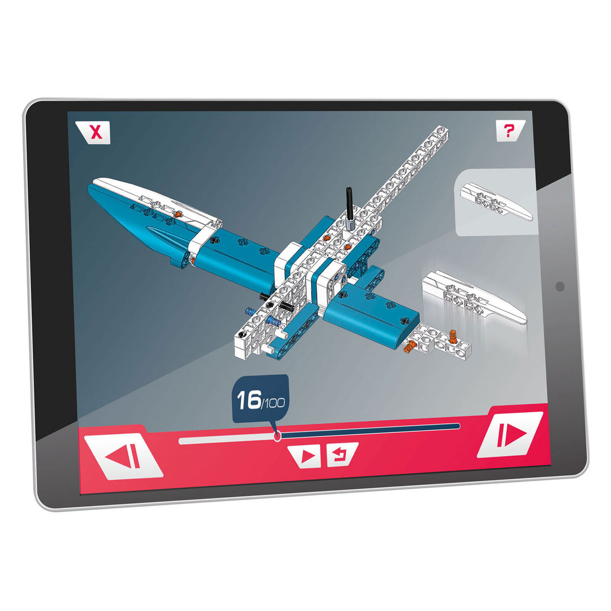 Clementoni jeu scientifique mécanique - avions et hélicoptères - jouets de construction - à partir de 8 ans