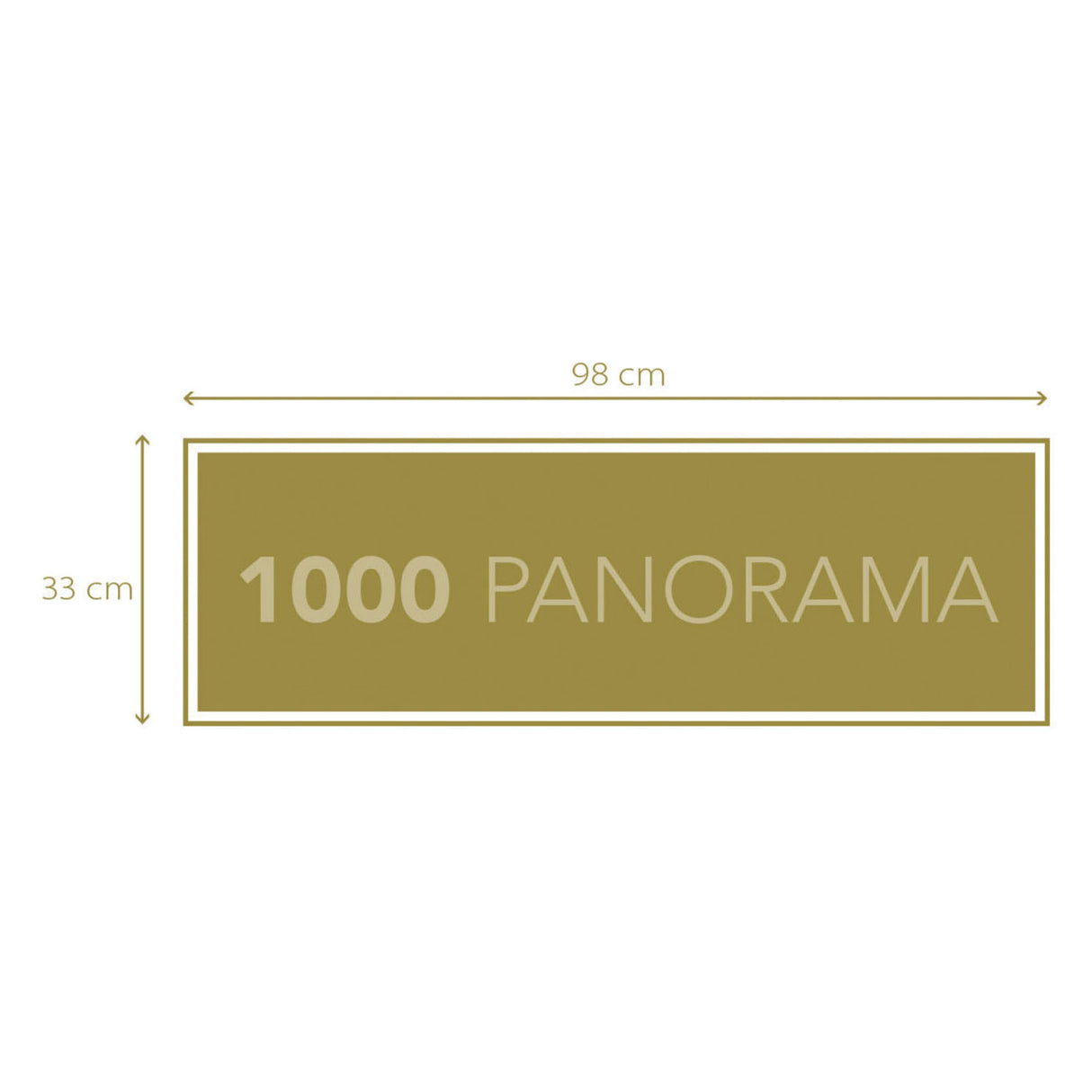 Clementoni Panorama Puzzle Puzzle Disney Princess, 1000st.