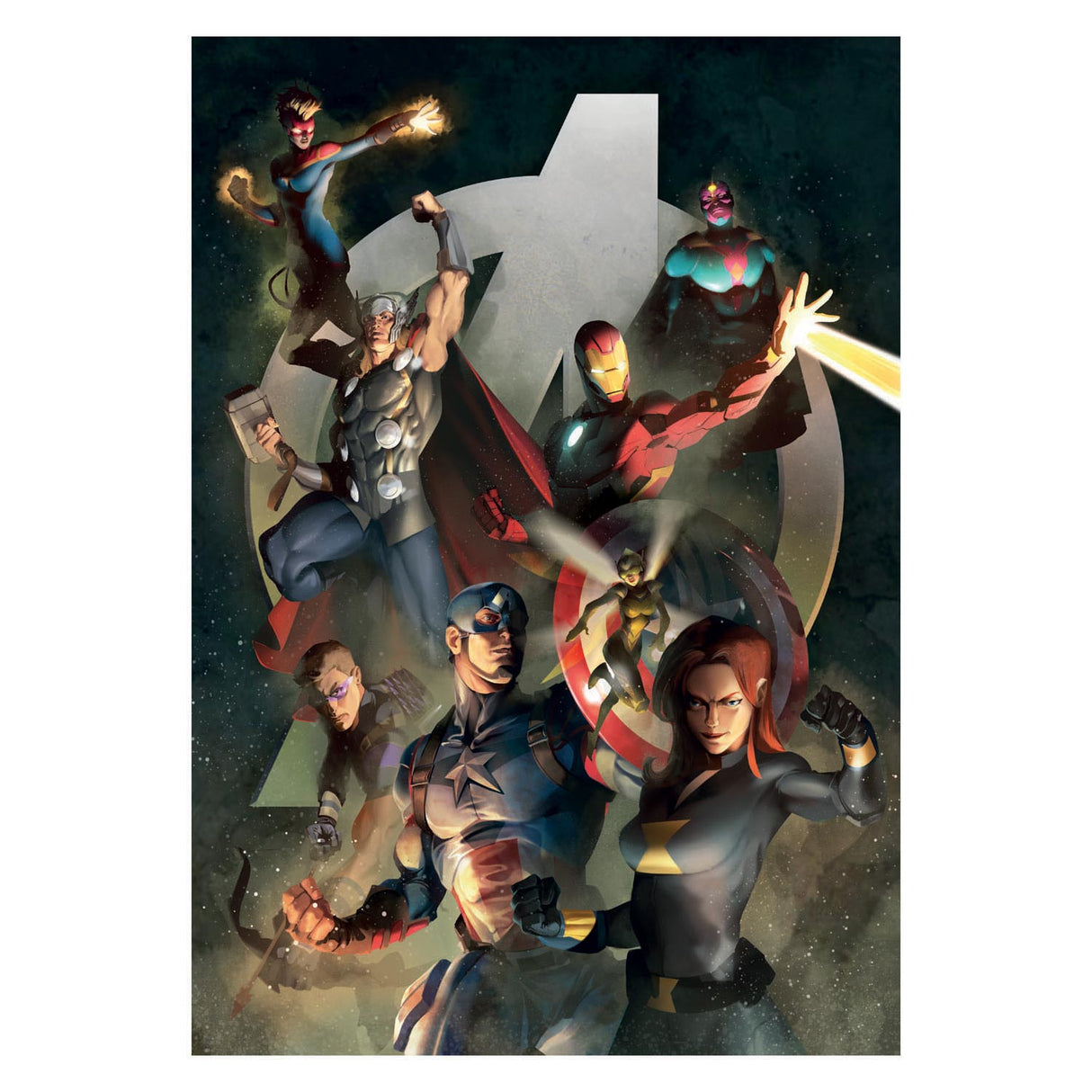 Puzzle Clementoni Disney 100 ans - Avengers, 1000 pcs.