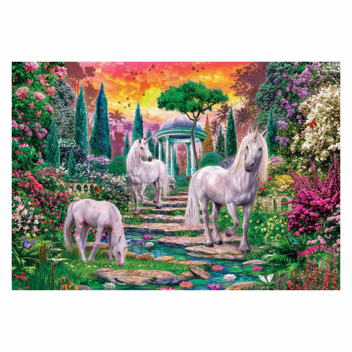 Clementoni puzzle licornes classiques, 2000 pcs.