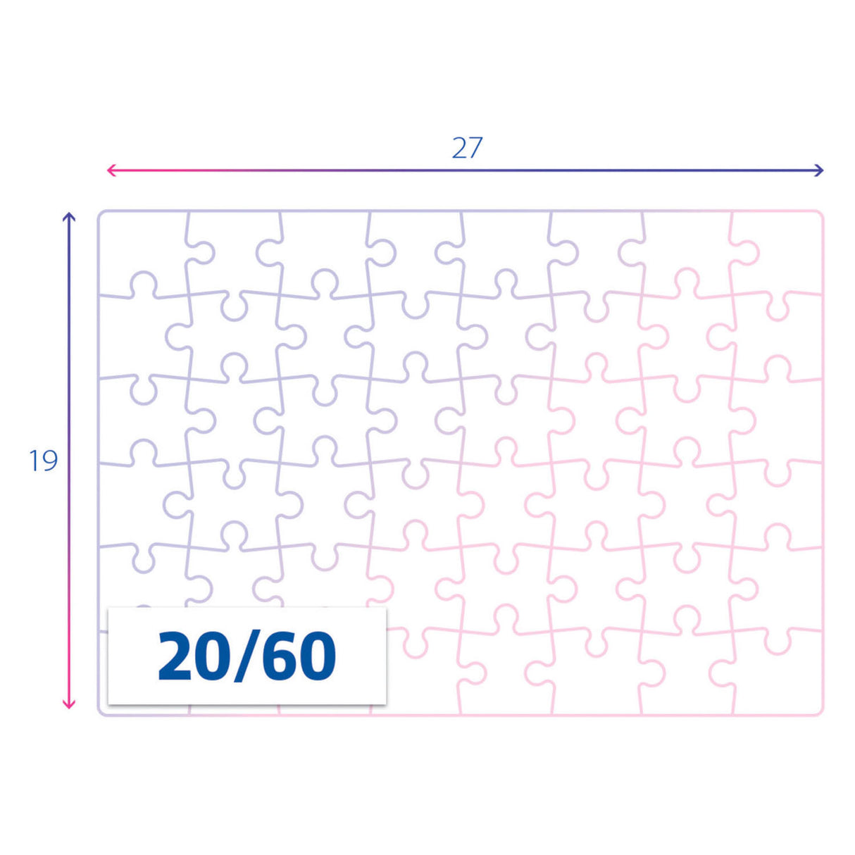 Clementoni puzzle patte patrouille, 2x60pcs.
