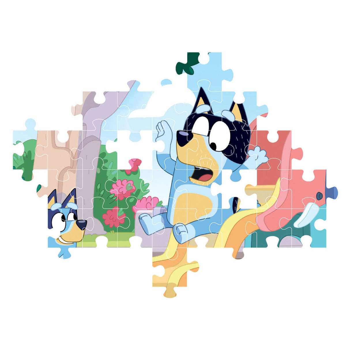 Clementoni - puzzle - 104 pièces - bluey - puzzle pour enfants - à partir de 6 ans