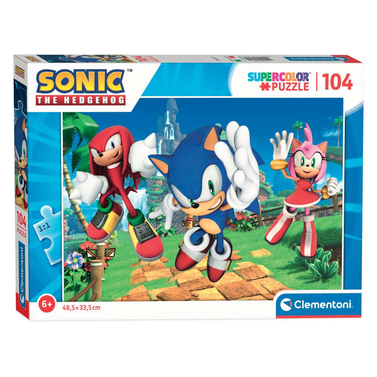 Puzzle Clementoni - Sonic, 104 pièces.
