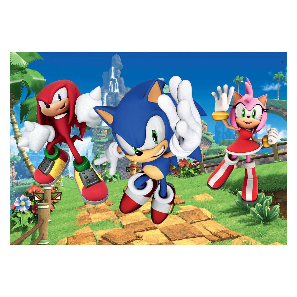 Puzzle Clementoni - Sonic, 104 pièces.