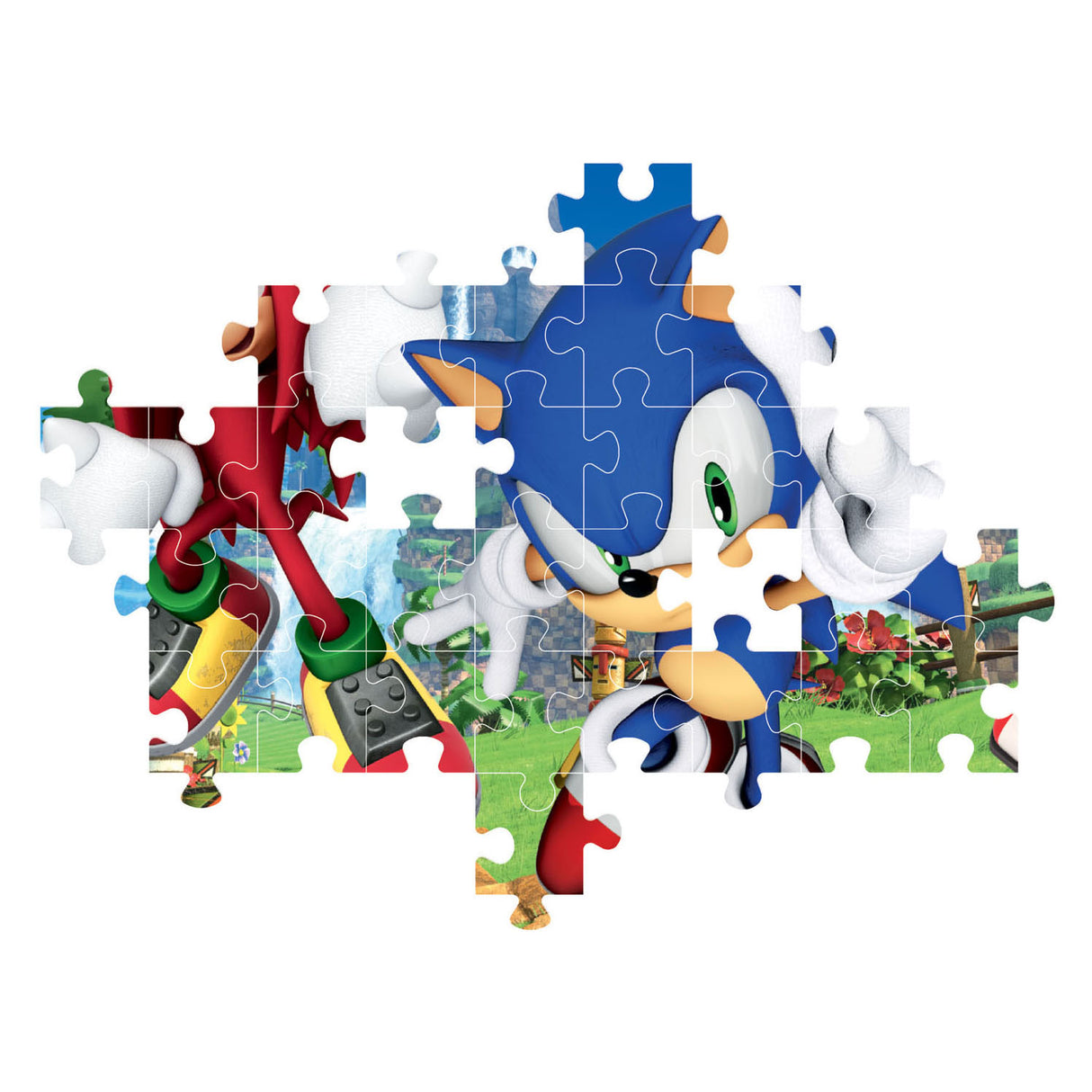 Puzzle Clementoni - Sonic, 104 pièces.