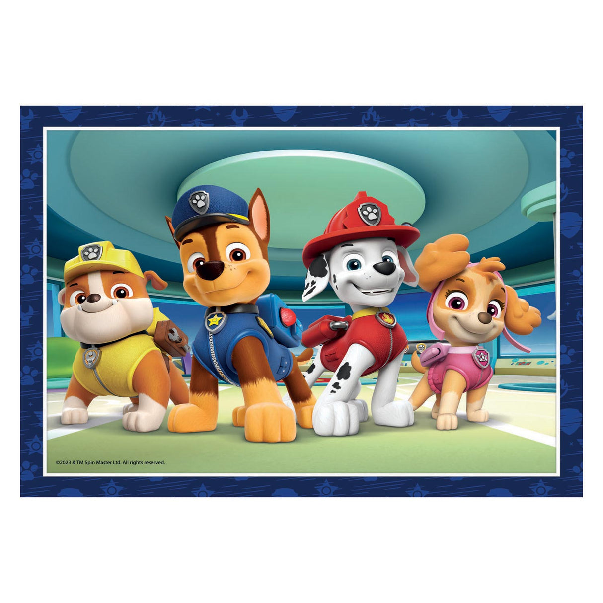 Clementoni puzzles patte patrouille, 4en1