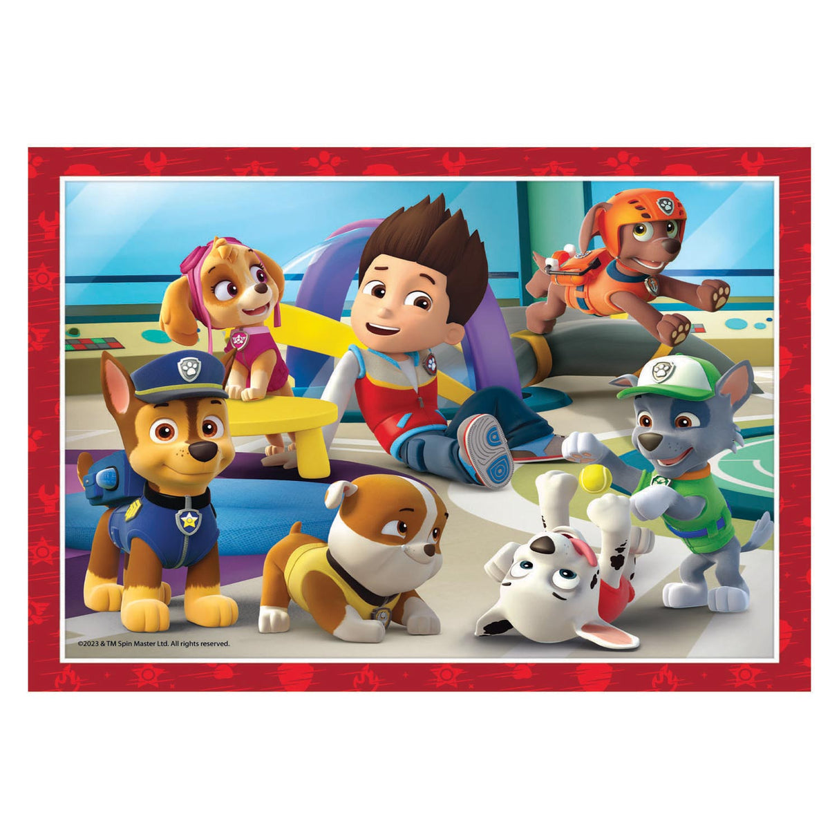 Clementoni puzzles patte patrouille, 4en1