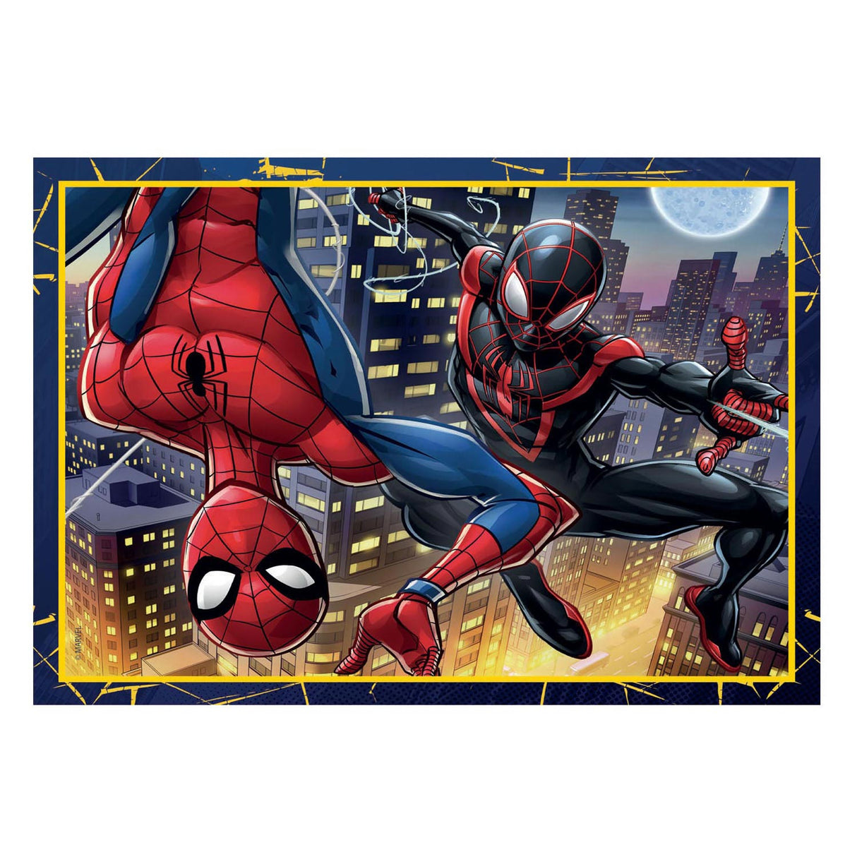 Clementoni puzzles merveille spiderman, 4en1