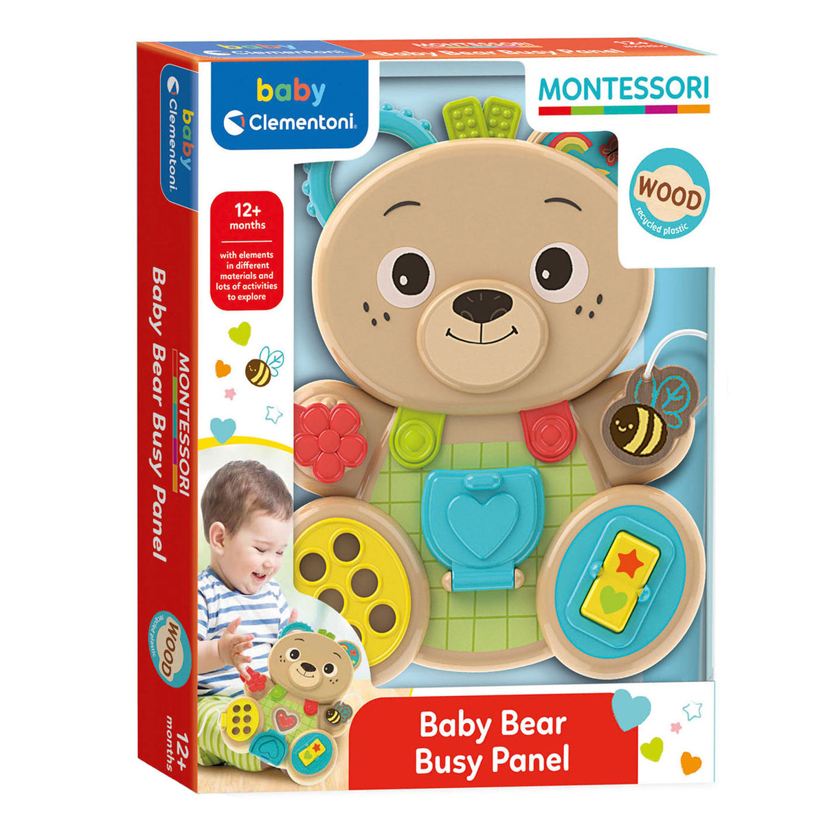 Clementoni montessori bébé - ours occupé
